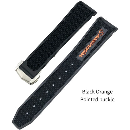 Uhrenarmband aus Naturkautschuk für Herren, Uhrenarmband für Omega Speedmaster Seam84300, weiches Silikon, Moonwatch S, 20 mm, 19 mm, 21 mm, 22 mm, 18 mm