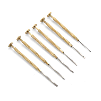 Slotted metal screwdriver for Rolex 0.8mm 1.0mm 1.2mm 1.4mm 1.6mm 1.8mm watch repair tools remove install screws watchmaker set
