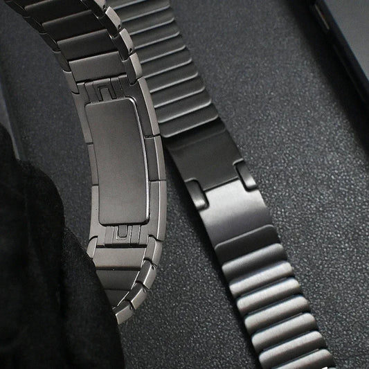 Cinturino di lusso in acciaio inossidabile per Samsung Galaxy Watch 8 Classic 46mm 44mm 40mm, cinturino professionale per Samsung Galaxy Ultra Correa
