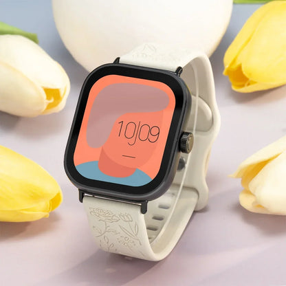Carved Strap for Redmi Watch 6 5 4, Magnetic Silicone Bracelet for Redmi Watch 5 Active 3 Lite 5 Lite 3 Active