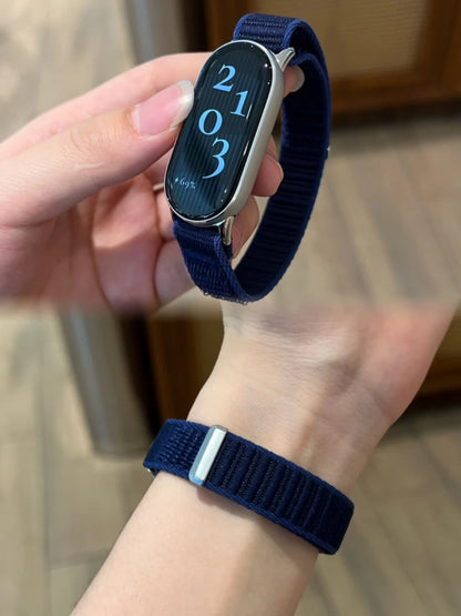 Sangles à boucle en Nylon pour Xiaomi Mi Band 10 9 8, remplacement de sport, Bracelet Xiaomi Smart Band 10 9 8, accessoires NFC