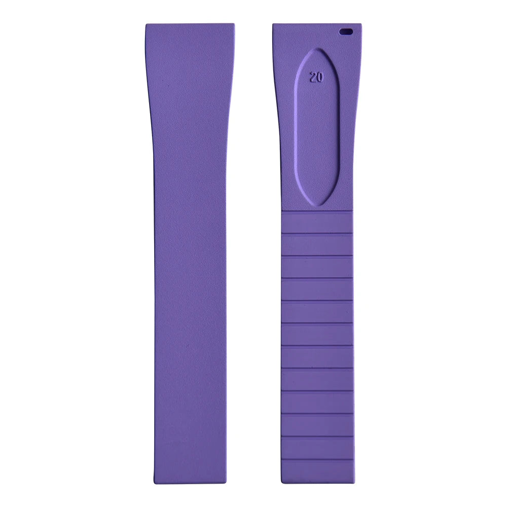 New CTS FKM watch strap 16mm 18mm 19mm 20mm 21mm 22mm quick-release butterfly clasp watch strap, CTS rubber strap for cutting to size