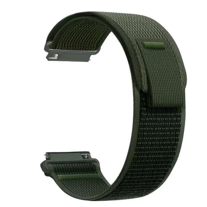 Sangle à boucle en Nylon pour Garmin Forerunner 965 955 570 970 165 55, 20mm 22mm, Bracelet Garmin Venu 3-2/Active 6-5/Vivomove Trend