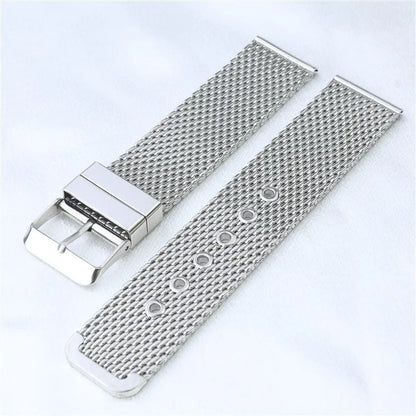 Cinturino per orologio a maglie milanesi spesso 1,0 mm, cinturino in metallo in acciaio inossidabile a sgancio rapido, chiusura magnetica, cinturino universale da uomo