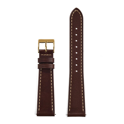 Bracelet en cuir vintage pour Cartier Tissot Omega, hommes et femmes, bracelet en cuir à dégagement rapide, 18 mm, 20 mm, 22 mm, design tanné végétal