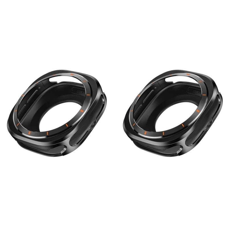 BUSKOZ 1/2pc Étui de protection en métal pour Samsung Galaxy Watch Ultra, sans film protecteur d'écran, accessoires