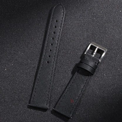 18mm 20mm 22mm bracelet de montre en cuir cousu Vintage qualité supérieure bracelets de montre en cuir Saffiano à dégagement rapide pour hommes femmes