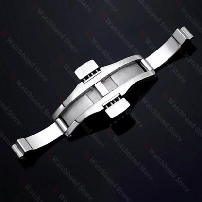 Uhrenarmband-Schließe 3/4,5/6 mm für Tissot T1853 T035617 T035439 Schmetterlingsfaltschließe, Metallverschluss 15/17/19/21/22/23/25/27 mm