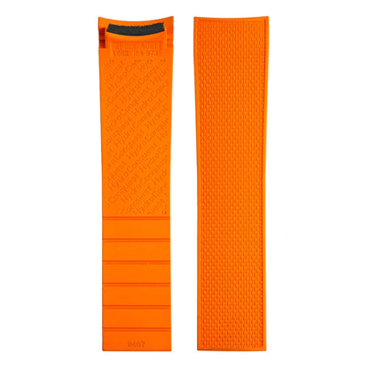 FKM Fluoro Rubber Watch Strap, 21mm, Premium Quality, for Longines Hydroconquest L3.781 782 742 Conquest L3, Sport Dive Watch Band