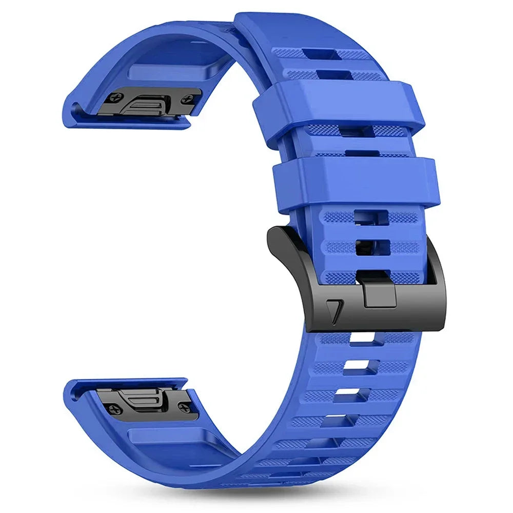 Cinturino in silicone da 22/26 mm per Garmin Fenix 5 5X Plus 6x 7 7X Pro Quatix 8 Fenix 8 Pro 47 mm 51 mm Epix QuickFit, cinturino sportivo da esterno