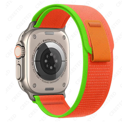 适用于 Apple Watch Ultra 3 2 的 Trail 回环式表带，49mm 46mm 44mm 45mm 40mm 41mm 42mm，兼容 iWatch 系列 11 10 SE 9 8 7 的表带 Correa