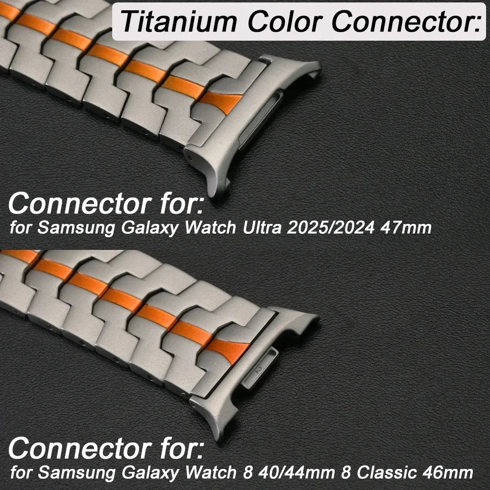 Stainless steel bracelet for Samsung Galaxy Watch Ultra 2, metal strap for Galaxy Watch 9 8 44mm 40mm 8 Classic 46mm
