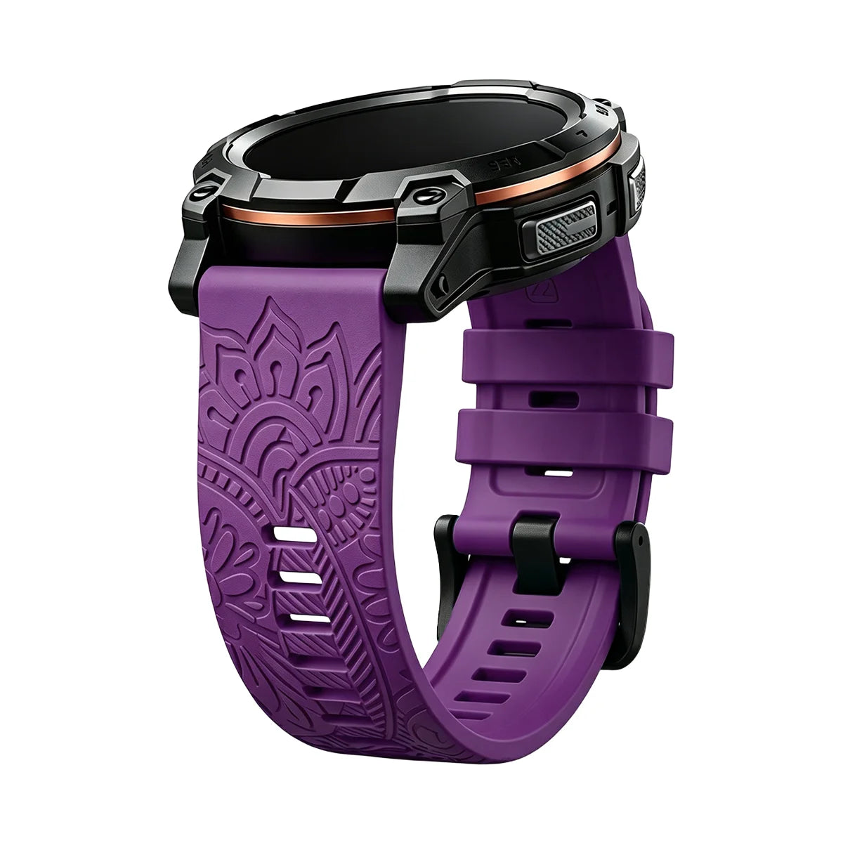 Bracelet en Silicone gravé, 20mm, 22mm, 26mm, pour Garmin Fenix 7X 7 Pro Solar/6X 6 Sapphire 5 5X Plus 3 3HR/Epix, bracelet de montre QuickFit
