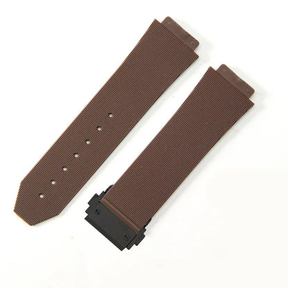 For Hublot BIGBANG Classic Fusion Leather Silicone Rubber Suede Watch Strap Dedicated Interface Lug System Band 26*19mm Bracelet