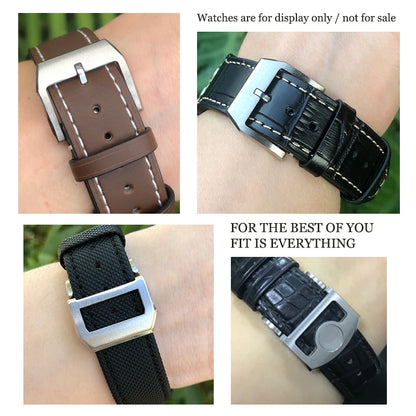 Chiusura deployante per orologio, Acciaio inossidabile, Argento, Rosa, Oro, Pieghevole, Big IWC Pilot, Tang Pin portoghese, 18mm