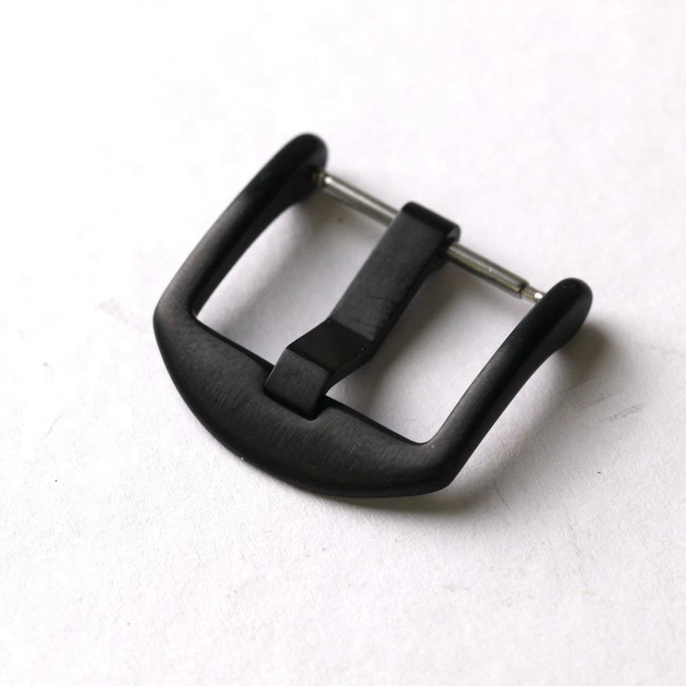 Matte 304 Stainless Steel Buckle, 18 20 22 24 26MM, Genuine Leather Rubber Watch Strap Buckle, Watch Accessory Buckle