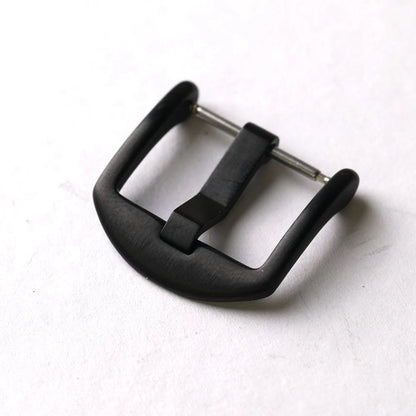 Matte 304 Stainless Steel Buckle, 18 20 22 24 26MM, Genuine Leather Rubber Watch Strap Buckle, Watch Accessory Buckle