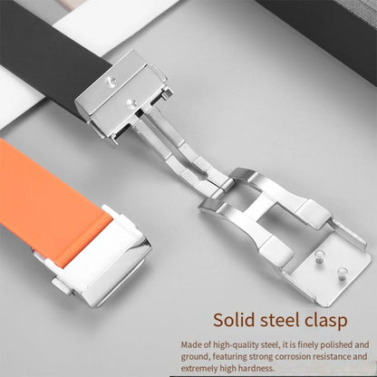 Nouveau Bracelet Ruuber en TPU pour Bell Ross INSTRUMENTS BRX5/BR05 Bracelet de montre 25mm pour Bracelet étanche Bell & Ross noir Orange bleu