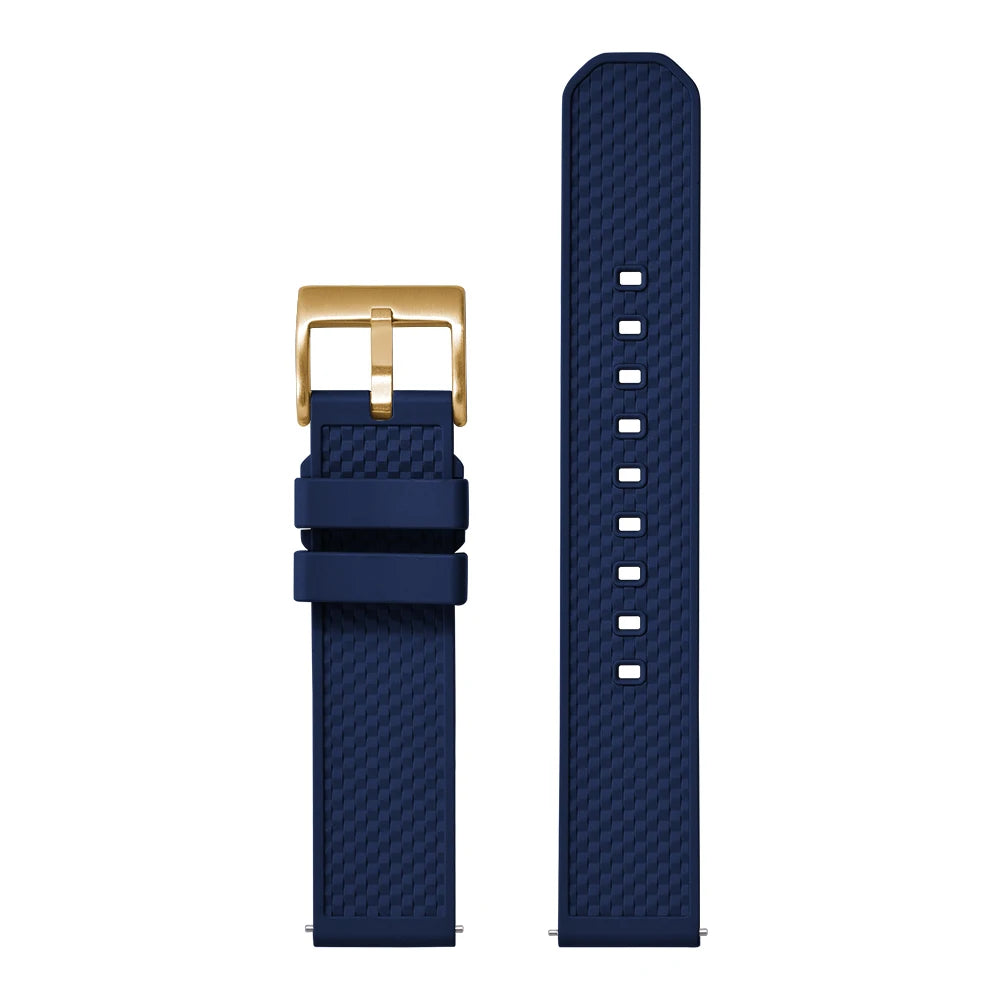 Quick Release FKM Rubber Watch Strap, Fluoroelastomer, 18mm, 20mm, 22mm, for all Watch Brands