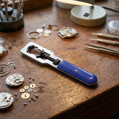 Clé d'ouverture de boîtier arrière, outil de démontage de coque arrière réglable en métal, outils de démontage de montre, outil de réparation de montre pour horloger
