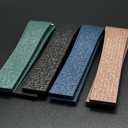 High-quality rubber watch strap 18/19/20/21/22mm FKM men's fashion watch strap for Seiko Rolex Omega