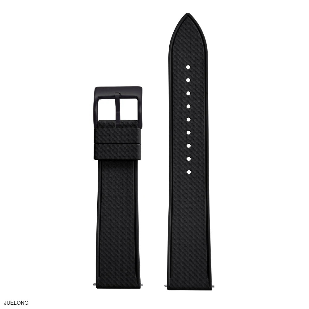 Bracelets de montre souples en caoutchouc de qualité supérieure FKM FPM 20mm 22mm bracelets de montre à dégagement rapide bracelet de plongée étanche Durable pour mosaïque