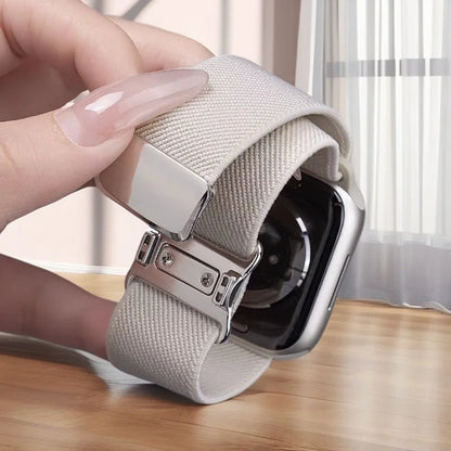 Cinturino intrecciato in nylon per Apple Watch 45mm 41mm 44mm 42mm 40mm Ultra 3 2 1 49mm, cinturino magnetico IWatch 11 10 9 8 7 6 5 4 3 SE3