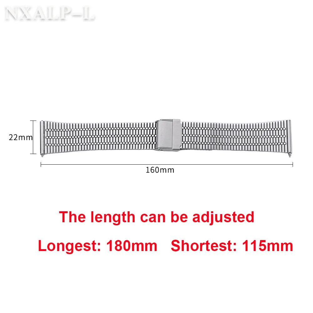 Thin and breathable stainless steel watch bands, 20mm 22mm, for women and men, metal, quick-release, for Huawei watches