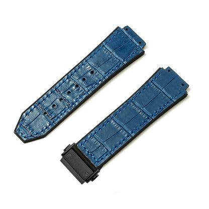 For Hublot BIGBANG Classic Fusion Leather Silicone Rubber Suede Watch Strap Dedicated Interface Lug System Band 26*19mm Bracelet