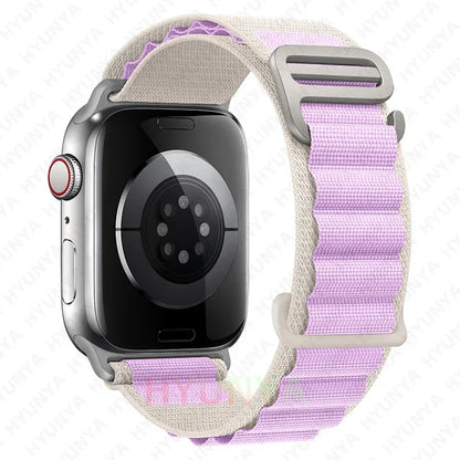Cinturino per Apple Watch, bracciale alpino per cinturino Apple Watch Ultra 2 3, cinturino 45mm 49mm 42mm 46mm 44mm 41mm 40mm, cinturino Iwatch serie 11 9 8 7 SE 10