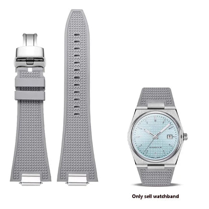 Men's Quick Release Silicone Watch Strap, Fluororubber Strap, for Tissot Store X, T137.407, T137.410, High Quality, 27mm