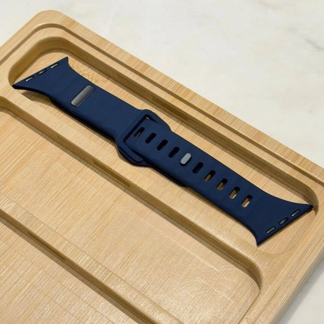 Tiltable Silicone Band for Apple Watch Ultra 3 49mm 40mm 41mm 44mm 45mm 46mm, Irregular Strap for iWatch Series 11 10 9 8 7 6 5 SE