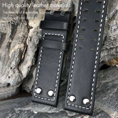 Bracelet de montre en cuir véritable, 20mm 21mm 22mm, pour Hamilton kaki Aviation, ceinture en cuir de vache confortable, accessoires