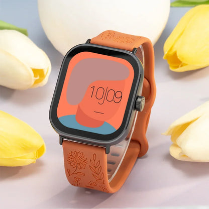 Carved Strap for Redmi Watch 6 5 4, Magnetic Silicone Bracelet for Redmi Watch 5 Active 3 Lite 5 Lite 3 Active
