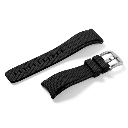 Bracelet de montre sport universel en caoutchouc fluoré FKM incurvé 20 mm 21 mm 22 mm à libération rapide pour Longines Omega Casio Seiko