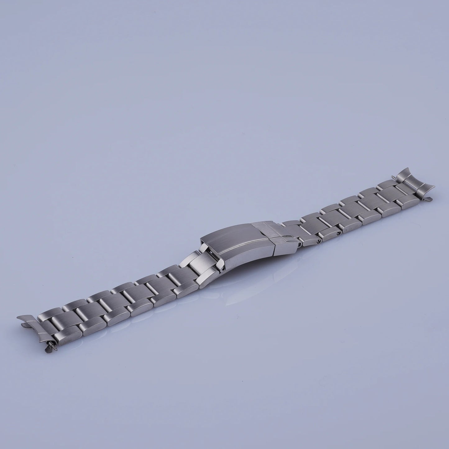 Rolamy 19 mm 20 mm 316 acciaio inossidabile argento Oyster Bracciale maglie piene cinturino orologio di ricambio per Datejust