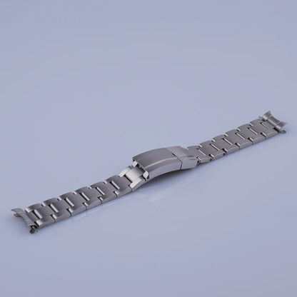 Rolamy 19 mm 20 mm 316 acciaio inossidabile argento Oyster Bracciale maglie piene cinturino orologio di ricambio per Datejust
