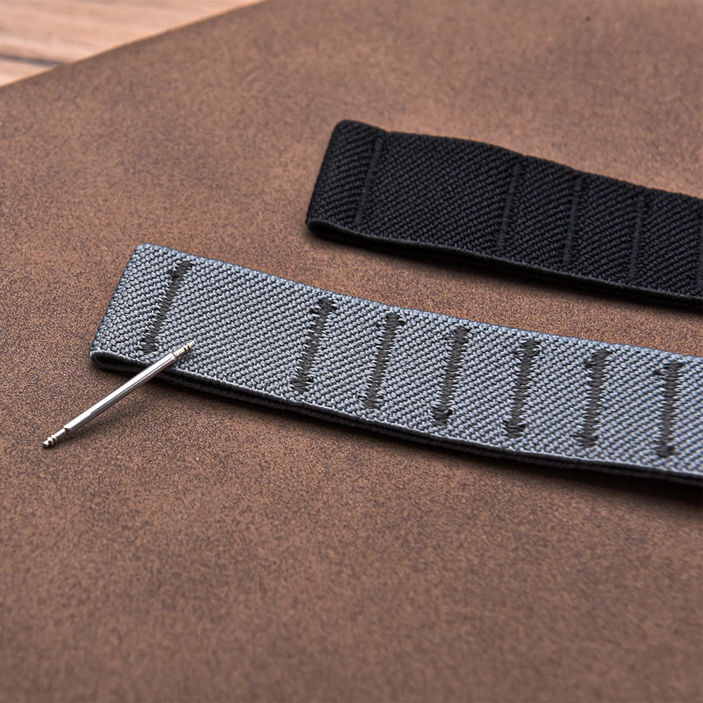 Bracelet de montre élastique en Nylon, 20mm 22mm, pour Delugs, bracelet à boucle à crochet Anthracite, réglable, confortable, bracelet de remplacement pour montre de sport