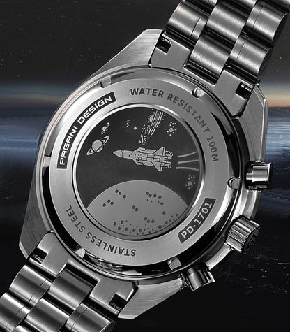 Orologio da uomo Moon 40mm con cronografo al quarzo - PAGANI DS N Tribute CK2998 Retro Sport