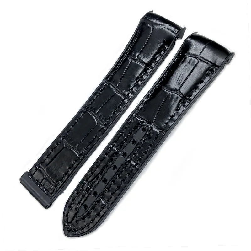 Bracelet de montre en caoutchouc et Silicone, 19mm 20mm 21mm 22mm, adapté à Omega Seamaster 300 Planet Ocean 600 AT150 Speedmaster