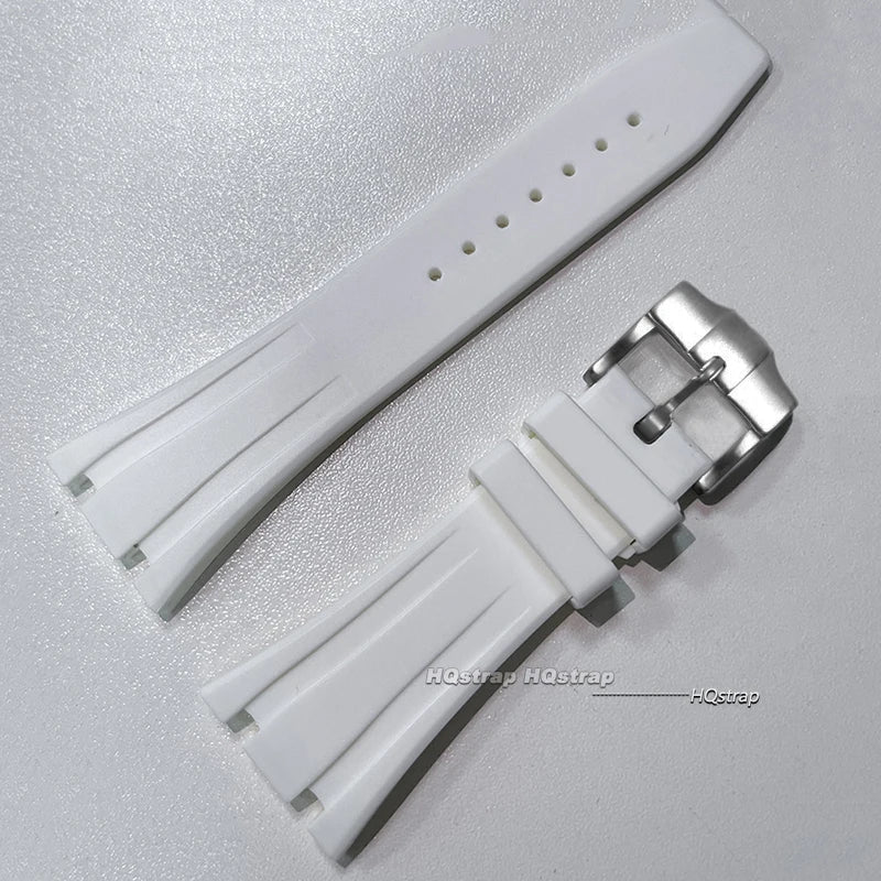 Bracelet en caoutchouc 26mm 27mm pour Bracelet de remplacement étanche AP Royal Oak pour Bracelet de montre en Silicone souple GA2100 GA-2110 avec goupille de liaison