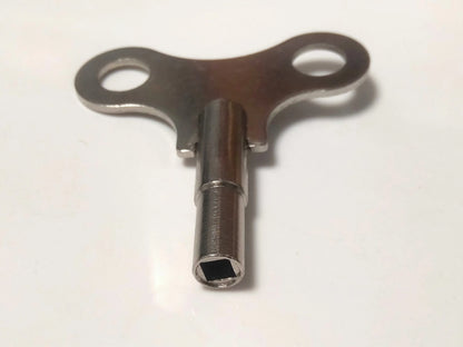 Clé d'enroulement d'horloge à pendule en acier, 3.8mm, enrouleur d'horloge grand-père, outil de Type ailé T2505