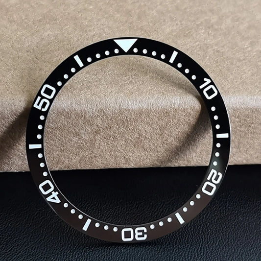 Accessoires de montre montre de plongée 1000m quartz thon SBBN013/SBBN025/027 remplacement céramique chronographe lunette Inserts