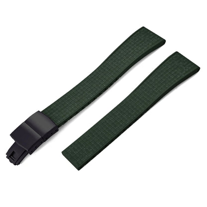 STAPELP 20mm a 22mm tutte le misure mosaico CTS FKM cinturini in caucciù per orologi Rolex Cartier IWC Omega Tuber cinturino con sgancio rapido