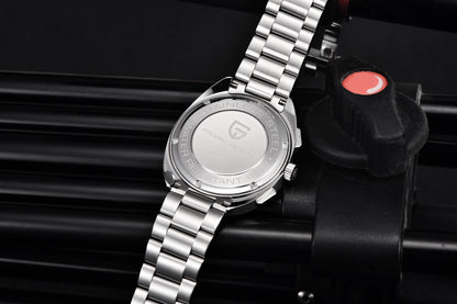 Montre Homme 39mm Chronographe à Quartz - PAGANI DS Panda Dial VK63 Saphir Sport