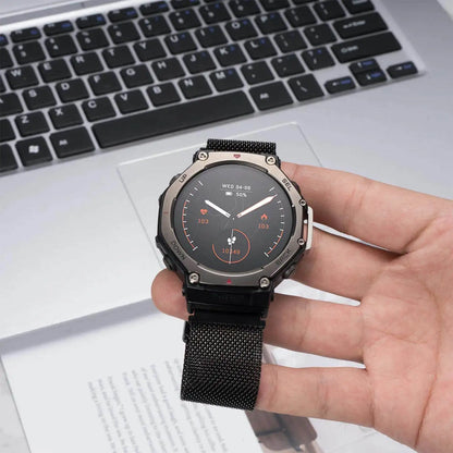 Milanese strap for Amazfit T-REX 3 Pro 48mm 44mm T-REX Ultra T-REX 2 1, metal mesh bracelet for Amazfit T-REX