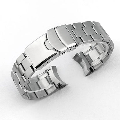 Men's Solid Stainless Steel Sport Bracelet, 22mm, SRPD SKX007/SKX009 SRPD63K1, Jubilee Curved End Bracelet