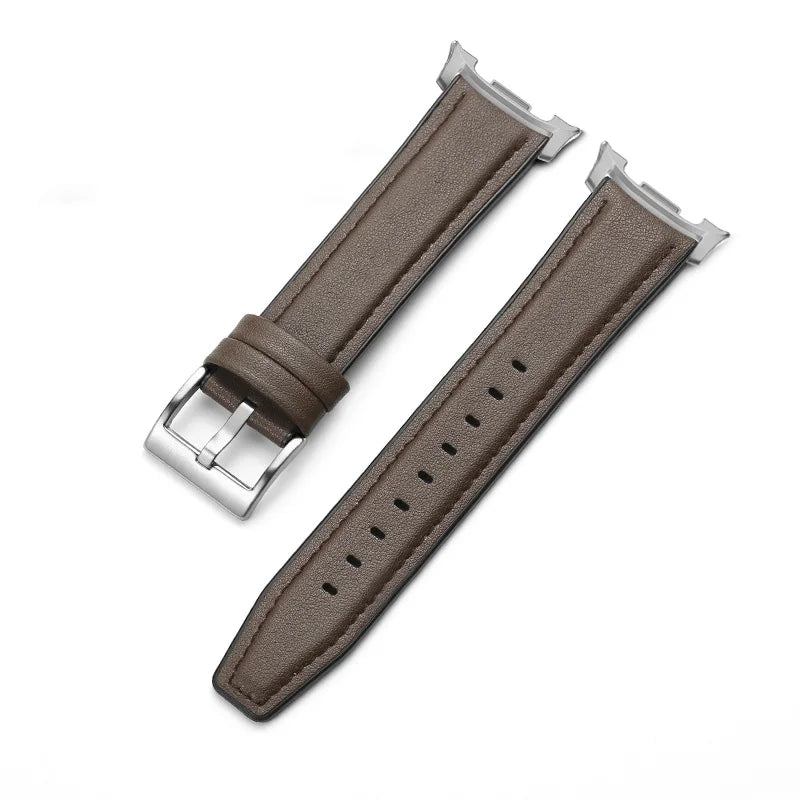 Leather Strap for Samsung Galaxy Watch 8 40 44mm /8 Classic 46mm, Sports Strap for Galaxy Ultra 2026 9 47mm, Professional Style