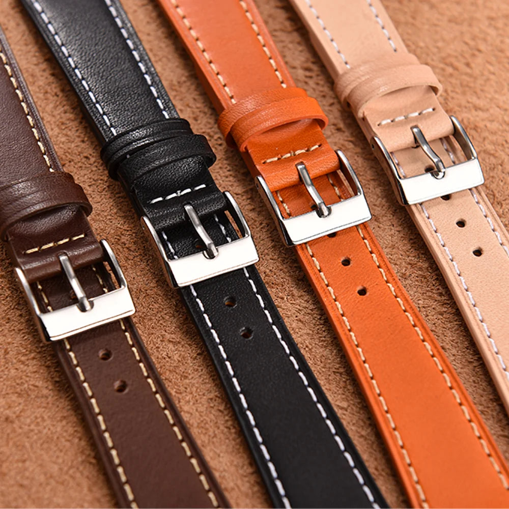 Cinturino in pelle a sgancio rapido, 18 mm, 20 mm, 22 mm, rosso, retrò, per orologi Omega, Cartier, Seiko, Tissot, DW, accessori da donna e da uomo