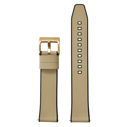 Cinturino in gomma FKM in tela per vela 18mm 19mm 20mm 21mm 22mm 24mm, top FKM a sgancio rapido + base FKM, vestibilità perfetta, cinturino universale piatto per orologio